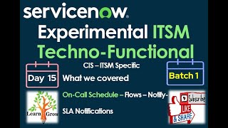 ITSM Batch 1 | Day 15 | On Call Scheduling - Flow - Notify #Shorts #Short