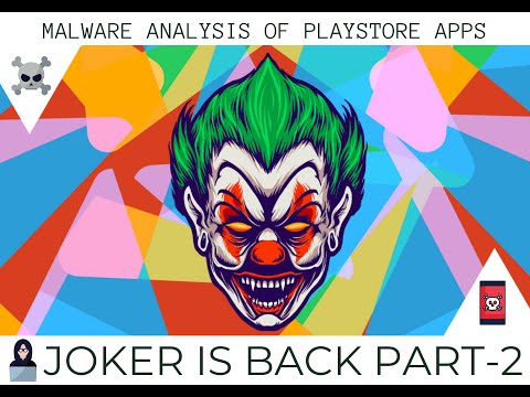 Analysis of Joker #Malware using #DroidLysis