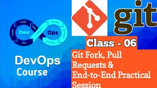 Git Class 6 – Complete Recap with Git Fork, Pull Requests & End-to-End Practical Session #devops