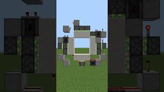 tiny 1 wide 3x3 piston door MCPE 1.21