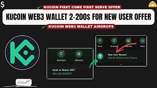 KuCoin Web3 Wallet Airdrop Guide | How to Create Wallet & Save Keys | New Users Reward Tutorial