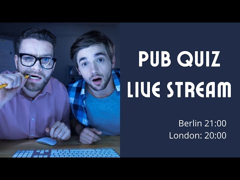 Pub Quiz Live Stream | 17 May | TriviaMystery.com