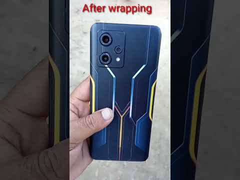 Realme 9 pro plus wrapping. 😲😲😲#viral #shorts  #wrapshopee.com