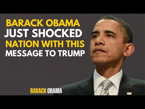 Barack Obama Just Shocked the Nation with His Bold Message to Donald Trump | Full Speech Breakdown
