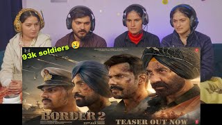 BORDER 2 (Teaser) Reaction | Sunny Deol, Varun D, Diljit, Ahan, Anurag S, JP Dutta, Bhushan K 