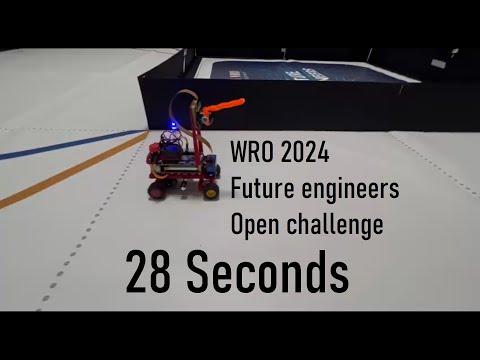 WRO 2024 Future engineers open challenge in 28s