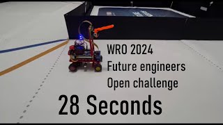 WRO 2024 Future engineers open challenge in 28s