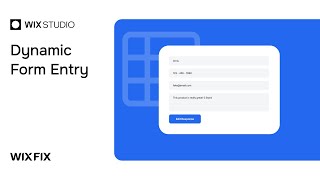 How to Create a Dynamic Form Entry with Velo | Wix Fix