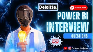 Deloitte Power BI Interview Questions | Real Interview Experience & Answers