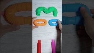 Pop Tube DIY Challenge! ✨ What Am I Making? #shorts #diy #challenge