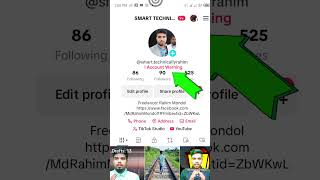 how to remove tiktok account warning,tiktok warning remove 2024,tiktok id warning problem solved
