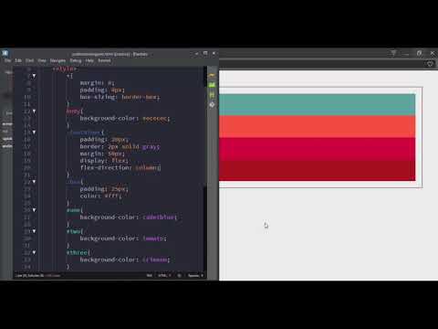 Understanding CSS Flexbox axes, the main axis and the cross axis