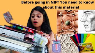 WHAT Material/Stationary you will need in NIFT!