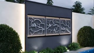 57+ UNIQUE EXTERIOR WALL DECOR DESIGNS | STYLISH OUTDOOR WALL DECORATIVE ORNAMENT IDEAS