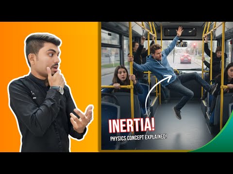“Inertia Kya Hoti Hai? 😱 Bus Example Se Life-Long Yaad! | Newton’s 1st Law | HS Academy by Harshal”