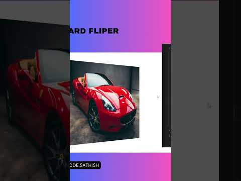 card flip using html css #htmltutorial #coding