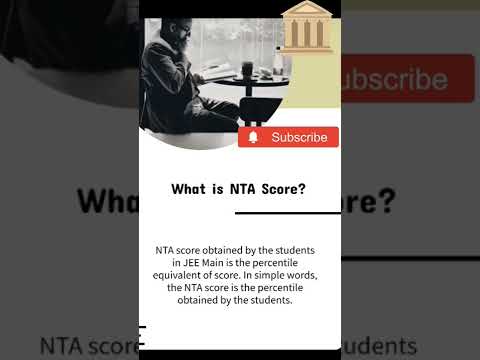 what is NTA score in JEE main
