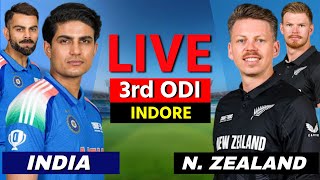 🔴 LIVE: IND Vs NZ, 3rd ODI 2026, Live Cricket Score & Commentary, NZ BAT | Live Cricket Match Today