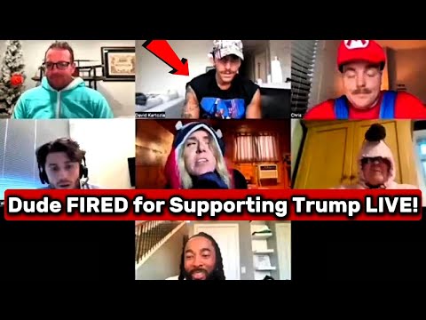 Dude FIRED for Supporting Trump LIVE!