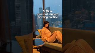 5:30AM Stanford Student Morning Routine ✨ #vlog #productivity #studywithme #studytips #college