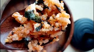 Tobiko and Dried Seaweed Fried Rice | Monique Lets Eat