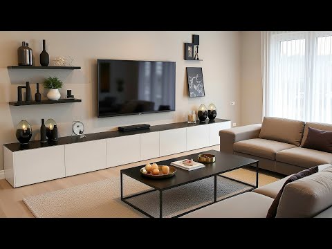 Top TV Wall Mount Stand Design Ideas 2025 Modern TV Wall, Floating Unit & Stylish Living Room Decor
