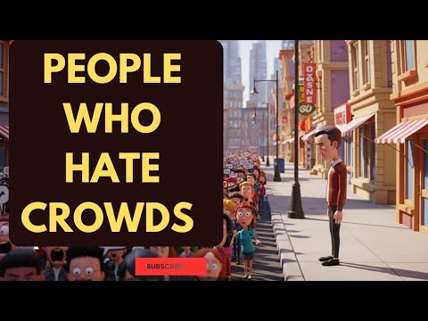 Psychology of people who hate crowds #psychology #humanpsychology #animation 