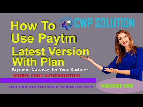Latest Paytm Gateway //How to Use Paytm Payment Gateway for Your Business// Source Code @cwpsolution