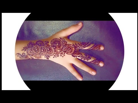 Mehndi Tutorial || Simple Mehndi Design || Easy Mehndi Design
