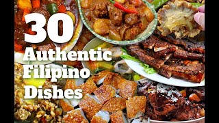 Filipino Dishes You Must Try | Top 30 Pinoy Food Favorites