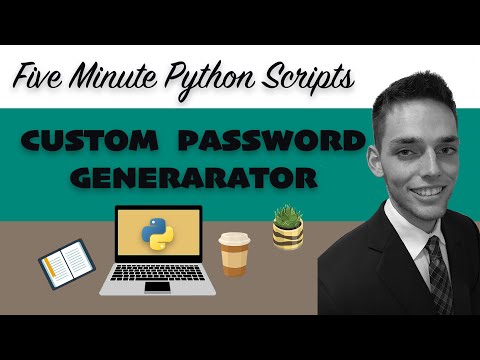 Custom Password Generator - Five Minute Python Automation Scripts - Full Code Along Walkthrough