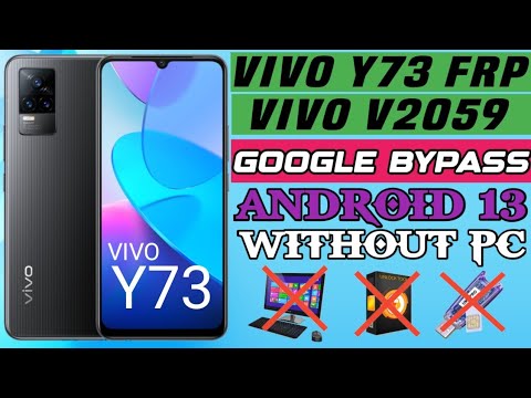 Vivo y73 frp bypass || google account remove || vivo y73 frp bypass android 13 || without pc .
