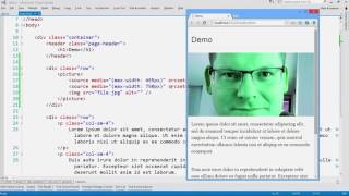 Web design: Responsive website