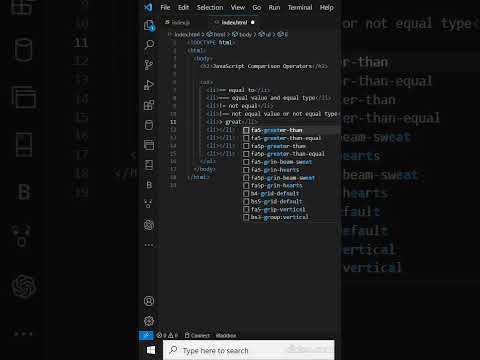 JavaScript Comparison Operators | JavaScript | Comparision operator |