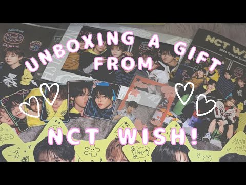 UNBOXING A GIFT FROM NCT WISH!??? Unexpected surprise in my mailbox :)