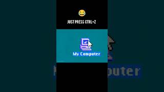 Bro need to press Ctrl+Z 😂 #funny #memes #coding #shorts #html #css #programming #codingmemes
