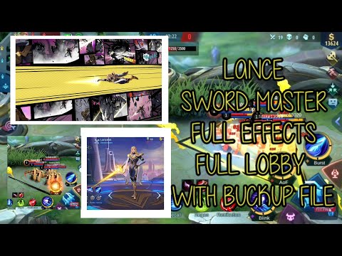 Lance Hero skin script/Sword Master Hero With buckup file Full effects No ban|MLBB