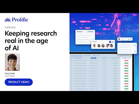 Keeping Research Real in the Age of AI: LLM Detection, Data Quality, and Fraud Prevention | Prolific
