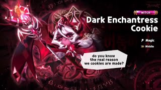 dark enchantress cookie Gacha animation | cookie run: kingdom | fanmade