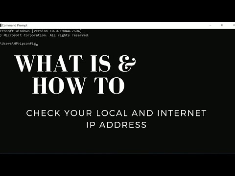 What is & How to check your Local and Internet IP Address