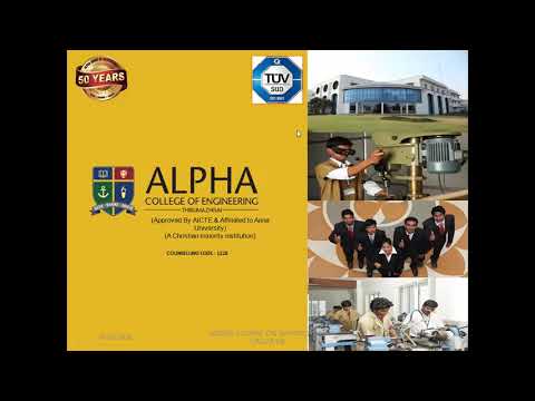 Alpha College of Engineering Chennai Presents a Webinar on Differential Calculus (Pt. 2)