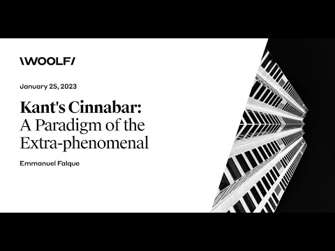 Woolf Public Seminar | Kant's Cinnabar: A Paradigm of the Extra-phenomenal | JAN 25, 2023