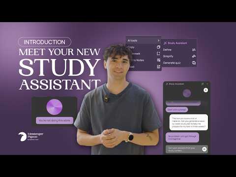 Meet the Study Assistant & Toolbar | Messenger Pigeon