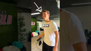 I surprised Ben Azelart with….. #jjjreact