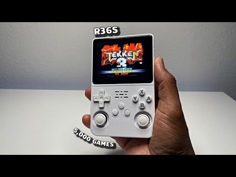 R36S Retro Handheld Gaming Console Unboxing and Gameplay!
