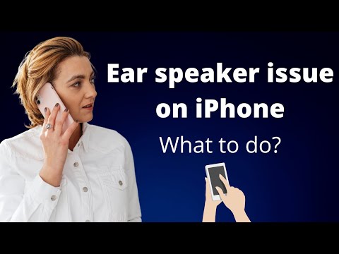 Ear speaker not working properly? What to do?