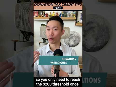 DONATION Tax Tips Part 1 ⚠️ || 🇨🇦Canadian Tax Tips