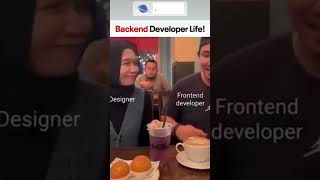 sad reality for back-end #DevLife #SoftwareDeveloper #CodingLife #TechVlog #DeveloperDiaries