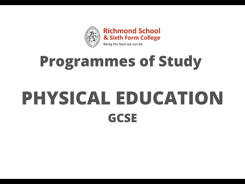 Physical Education GCSE Subject Video