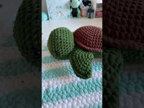 Crochet big turtle! 🐢 #crochet #turtle #sewing #big #relaxing